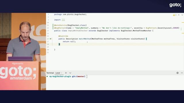 Streamlining Large-Scale Java Development Using Error Prone • Sander Mak • GOTO 2022 смотреть онлайн