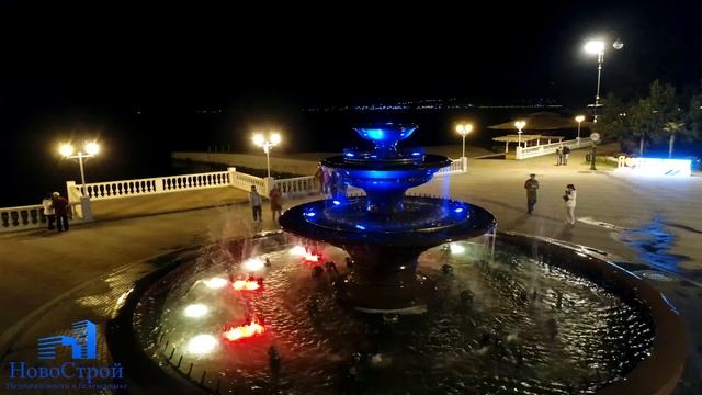 Достопримечательности Геленджика || Поющий фонтан || Геленджик НовоСтрой смотреть онлайн
