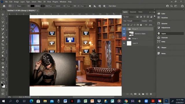 Photoshop 2021 Working With Layers смотреть онлайн