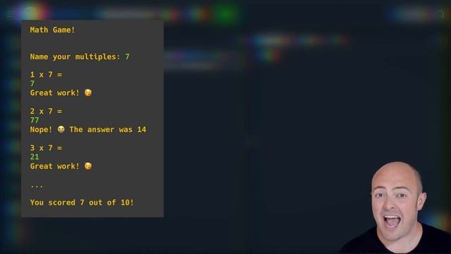 Day 21: 100 Days of Code: Project Day! Build a Math Facts Game смотреть онлайн