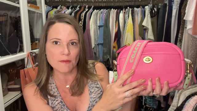 Unbox These Beautiful Coach Camera Bags W/me In Petunia & Pistachio.  Let's See What Clothes Match!