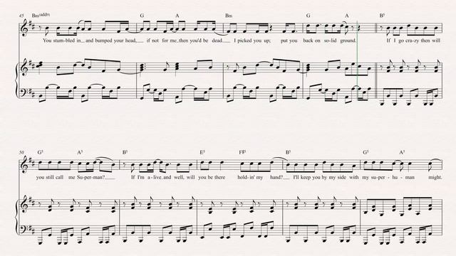 Oboe - Kryptonite - 3 Doors Down Sheet Music, Chords, and Vocals смотреть онлайн
