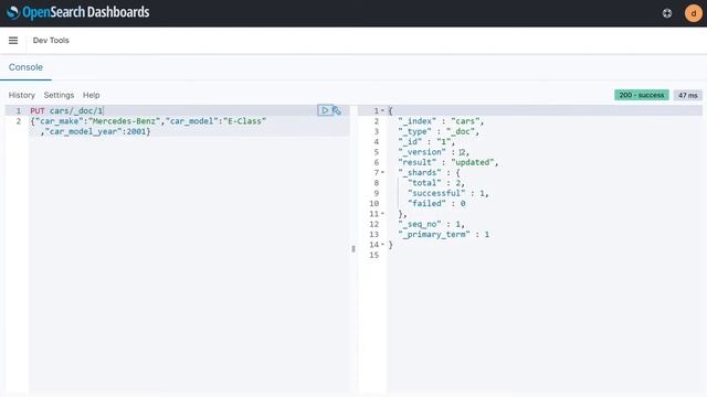 Insert Records (Documents) into OpenSearch Index In The Console смотреть онлайн