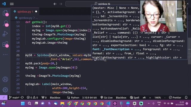 A Spinbox to Spin Through Images in 2 ways | Python смотреть онлайн