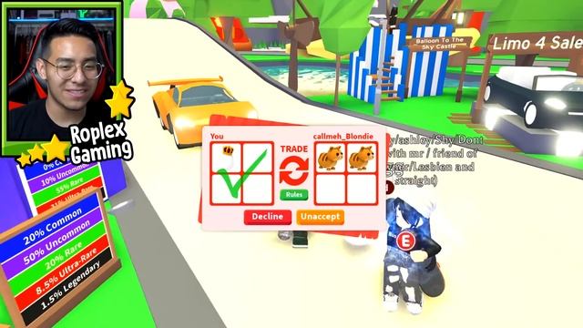 TRADING ROYAL EGGS IN ADOPT ME (ROBLOX) смотреть онлайн