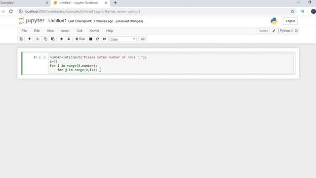 Python Tutorial | Alphabets in right angle triangle in Python | python patterns printing смотреть онлайн