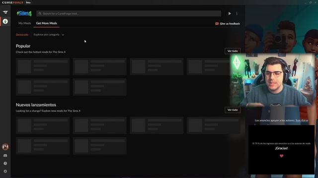 CÓMO USAR la NUEVA APP para descargar MODS y CC (Curse Forge)✨¿Decepción? + Una MEJOR alternativa ✅ смотреть онлайн