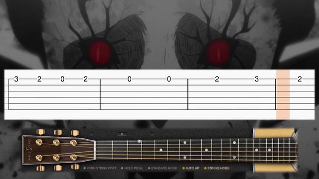 Black Clover OP 10 - Black Catcher - Guitar tutorial TAB