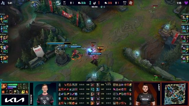 SK vs. BDS - Неделя 6 День 2 | LEC Весенний сплит | SK Gaming vs. Team BDS (2022) смотреть онлайн