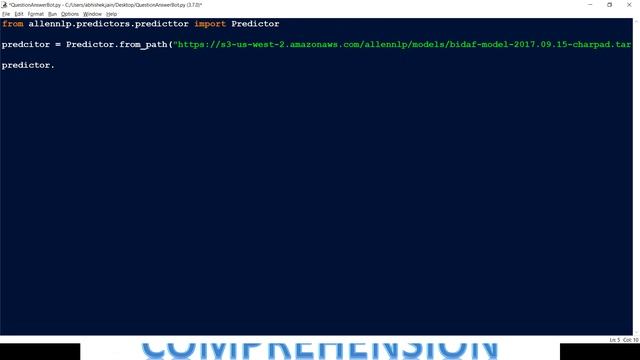 Build Question Answer System (QuestionAnswerBot) in 5 lines of code - Machine Comprehension смотреть онлайн