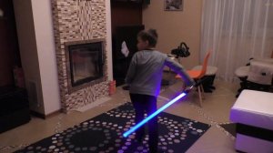 Упражнения со световыми мечами. Урок 3