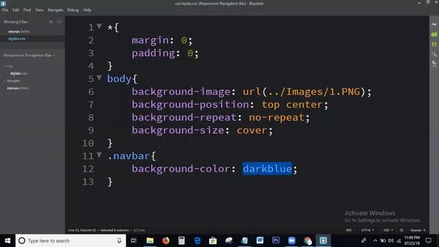 Responsive Navigation bar Using Bootstrap | Navigation bar in bootstrap смотреть онлайн