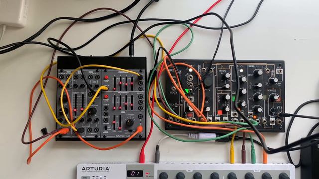Ambient Eurorack - Modular synth meditation sounds - Make Noise O-Coast - Behringer Roland TR8S смотреть онлайн