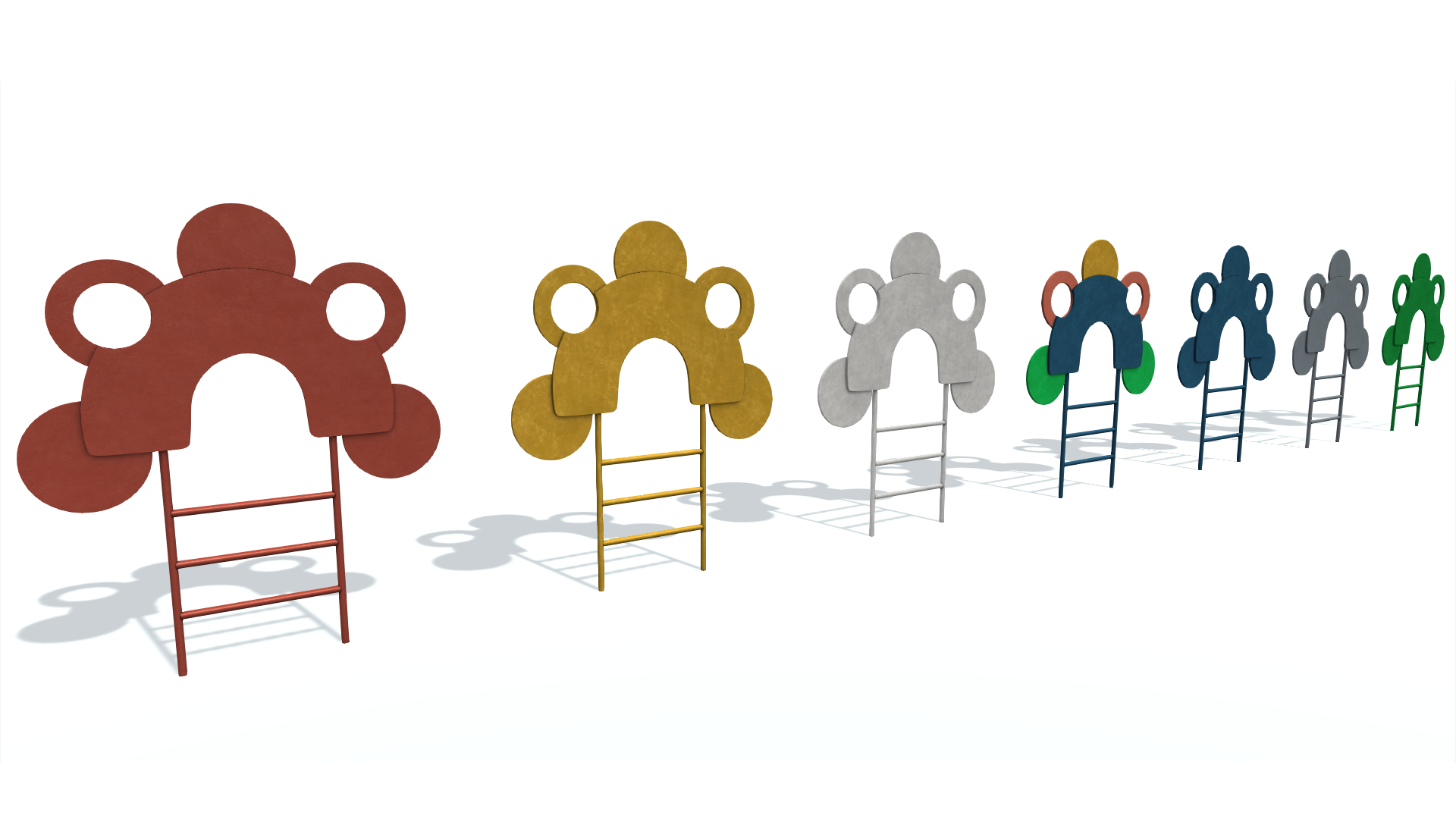 3D модель Объект игровой детской площадки C. 3D model. "Playground object С." смотреть онлайн