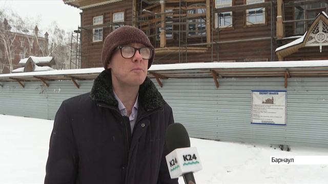 В музее «Город» открылась художественная выставка «Архитектура старого Барнаула» смотреть онлайн