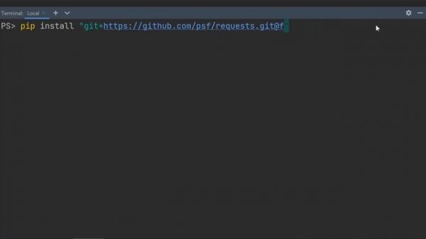 You can pip install directly from GitHub