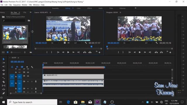 Basic Video Editing (Adobe Premiere Pro CC 2017) - အခြေခံ ဗီဒီယိုတည်းဖြတ်ခြင်း смотреть онлайн