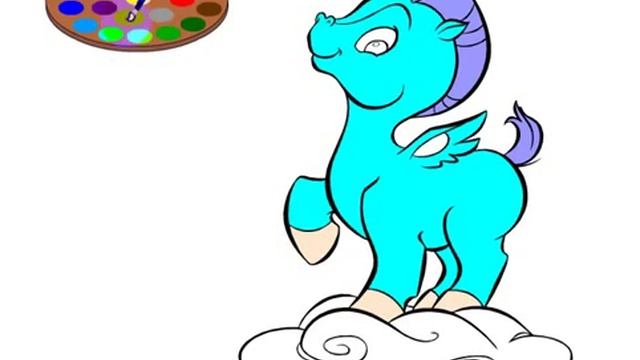 МОЙ МАЛЕНЬКИЙ ПОНИ - Раскраски для детей Раскраски онлайн Видео для детей Пони Моя милая пони смотреть онлайн