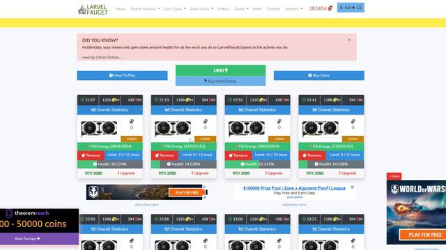 ОЧЕНЬ ЖИРНЫЙ КРАН КРИПТОВАЛЮТ без вложения и минималки на вывод SUPER FREE CRYPTO FAUCET
