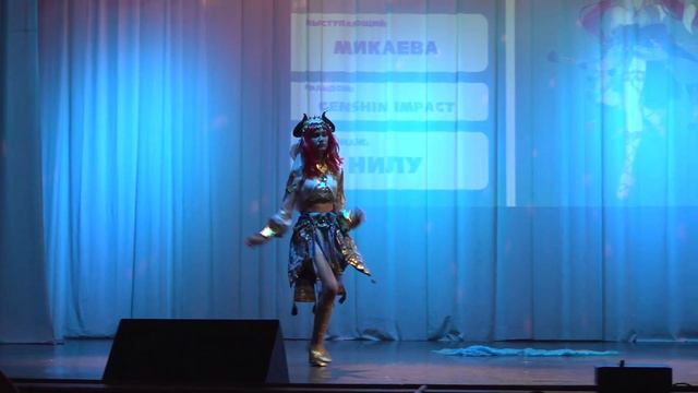 Cosplay defile-Камила Курлык (Микаева)- Genshin Impact-Нилу смотреть онлайн