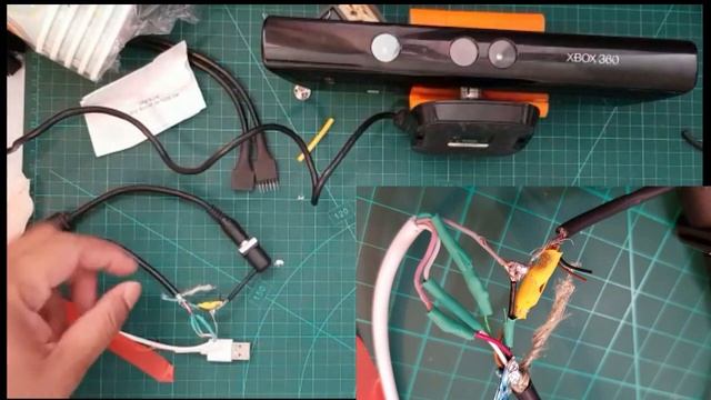 IEblog#37- How to splice a Xbox Kinect 360 camera to a USB dock for windows pc смотреть онлайн