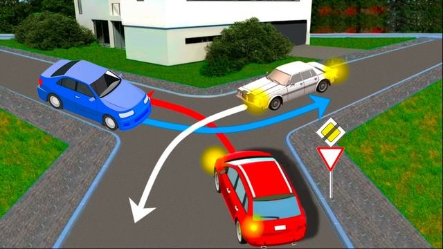 Кто проедет перекресток первым? смотреть онлайн