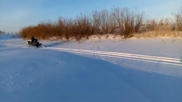 самодельный снегоход Иж юпитер 5 смотреть онлайн