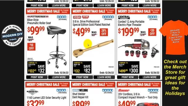 Harbor Freight Instant Savings Coupons December 2022 смотреть онлайн