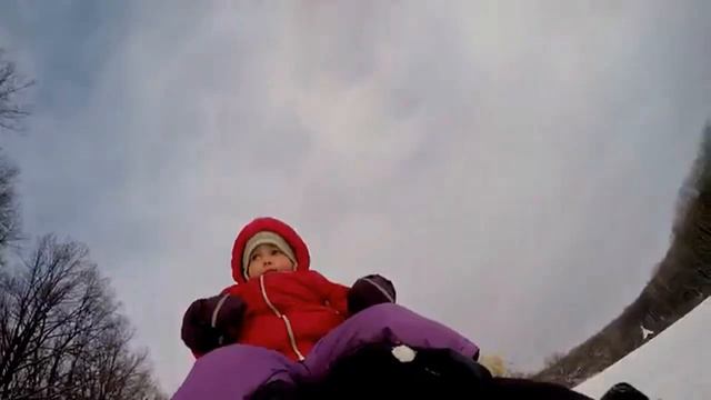 Belgorod.Dubovskaya hill.January 2015/Белгород.Дубовская горка. смотреть онлайн