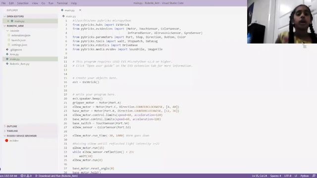 Programming Robotics Arm using Python 3.8. смотреть онлайн