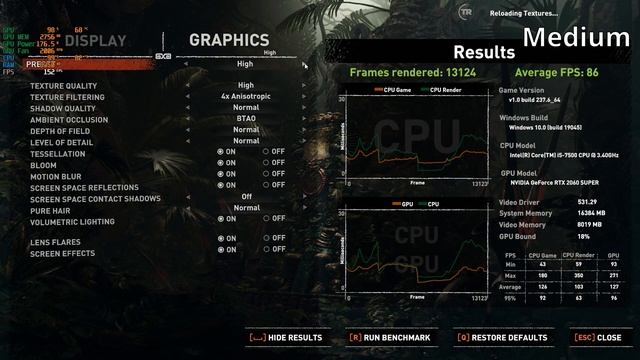 Shadow of Tomb Raider - All Setting Benchmark - RTX 2060 Super - i5 7500 смотреть онлайн