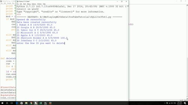 Python and SQLite3 the Ending смотреть онлайн