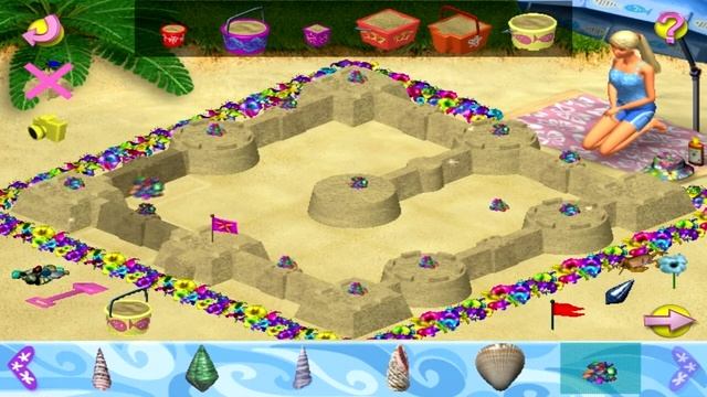 Игра Барби Приключения на пляже полное прохождение | Прохождение игры Барби на пляже смотреть онлайн