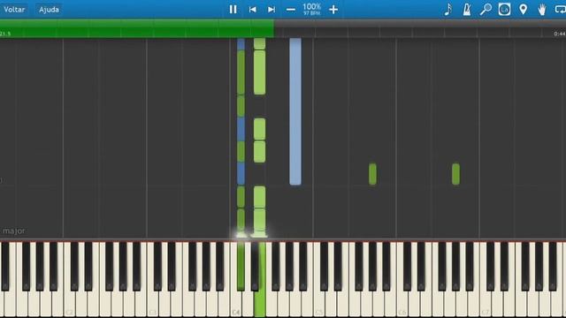 La Terre Vue Du Ciel- Piano Tutorial (Armand Amar) смотреть онлайн