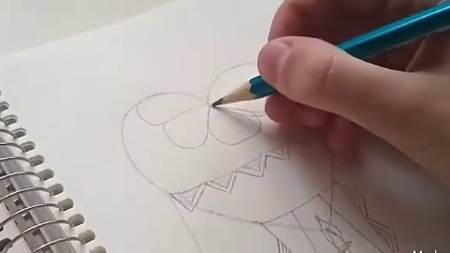 как нарисовать антистресс рисунок за 20 минут l Maggenta l Sketch смотреть онлайн