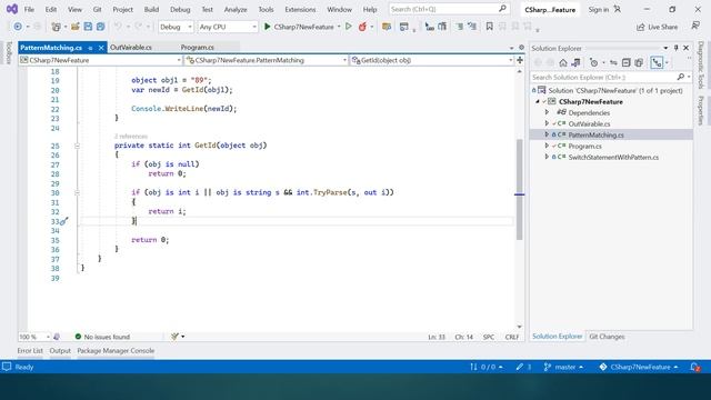 C# 7 new features: Out Variables, Pattern Matching and Switch Statement with Patterns смотреть онлайн