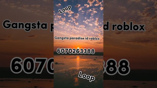 Coolio - gangsta paradise id roblox #shorts смотреть онлайн