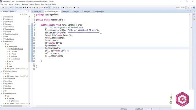 Has a relationship in Java | Graphic 66 | Java Course | Java Course Hindi | Java Language смотреть онлайн