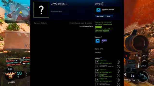 INFINITE WARFARE POSSIBLE PC TESTING! смотреть онлайн