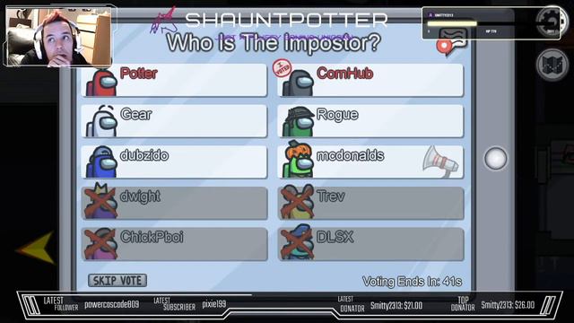 Among Us IMPOSTER BATTLE - Rogue vs Potter - Who will win?? смотреть онлайн