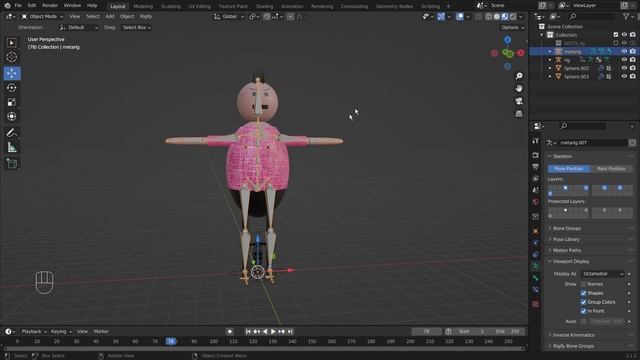 Blender Full Tutorial - Episode 41 - Character Animation, Rigging, Simple Rigify Rigging in Hindi смотреть онлайн