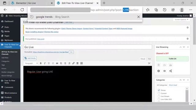 Create your Video Streaming Website PART 4 - USERS GOING LIVE смотреть онлайн