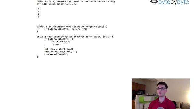 Interview Question: Reverse Stack смотреть онлайн