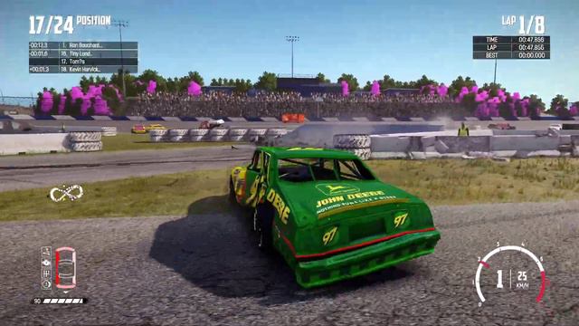Nascar Legends Racing + Crashes part 2 | Wreckfest Live Stream смотреть онлайн