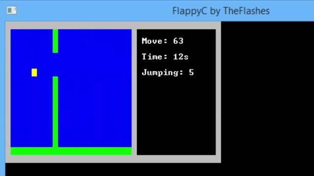 FlappyC, flappy bird in console (C++) смотреть онлайн