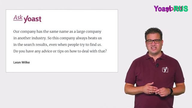 Конкурирующие названия компаний в поисковой выдаче - Ответ Yoast смотреть онлайн