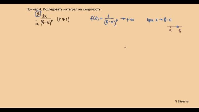 16. Несобственные интегралы 2 рода примеры решения # 2 смотреть онлайн