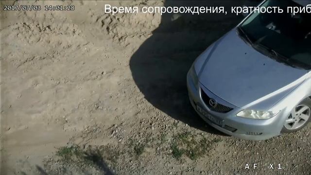 PTZ видеокамера с автонаблюдением за движущимися обьектами. смотреть онлайн