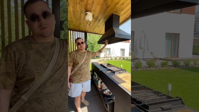 Стильная беседка с мангальной зоной смотреть онлайн