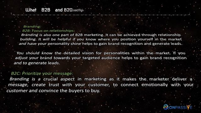 #ONPASSIVE BLOG VIDEO- What B2B and B2C Exactly Is B2B and B2C Marketing Differences you Should Kno смотреть онлайн